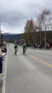 Først over målstreken: Oddvin Offigstad og Sindre Viberg