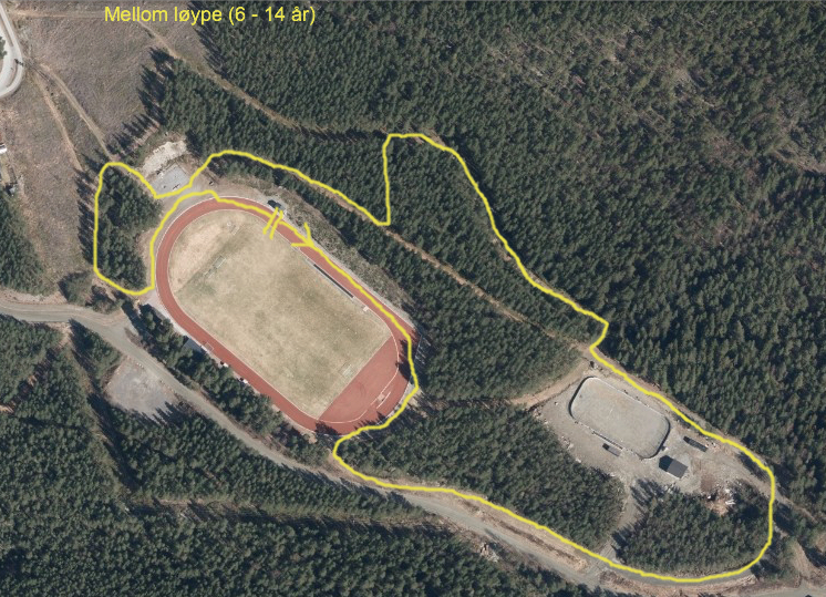 Mellom løype 6-14 år